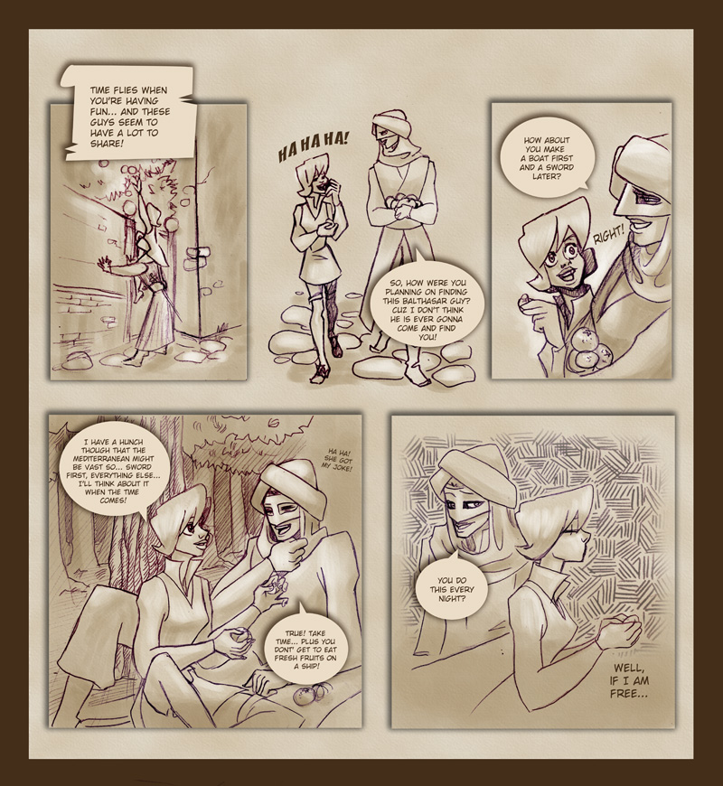 The Pirate Balthasar - cartoon comics, free comics, online webomics, web comic, webcomics, comic book characters, web comics